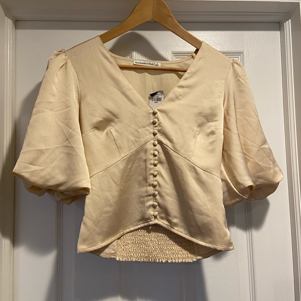 Tan blouse